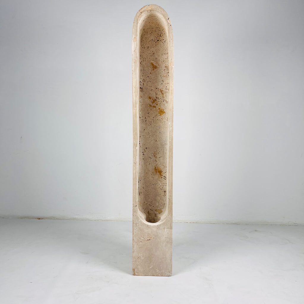 Travertine Tall Glow Floor Lamp