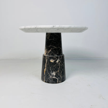 Marble Cake Stand - Black & Gray