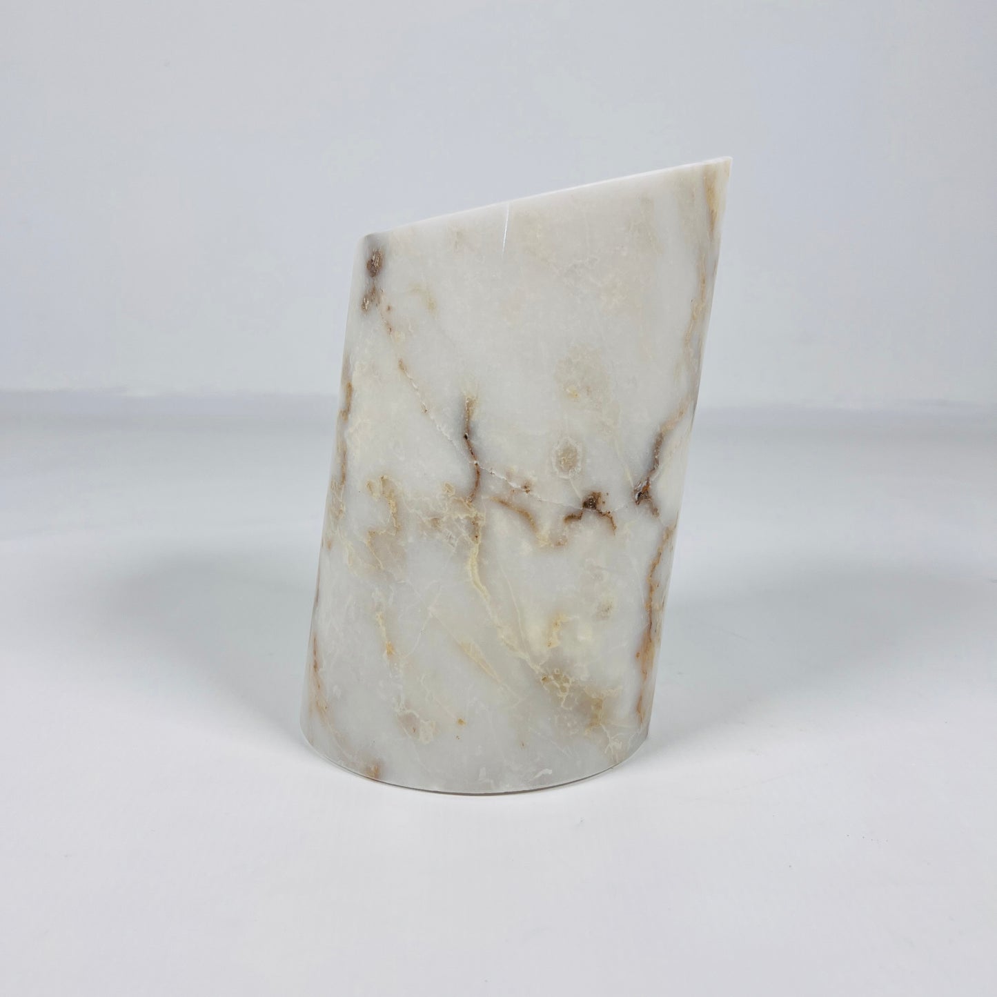 Sliced Marble Bottle Holder - Golden