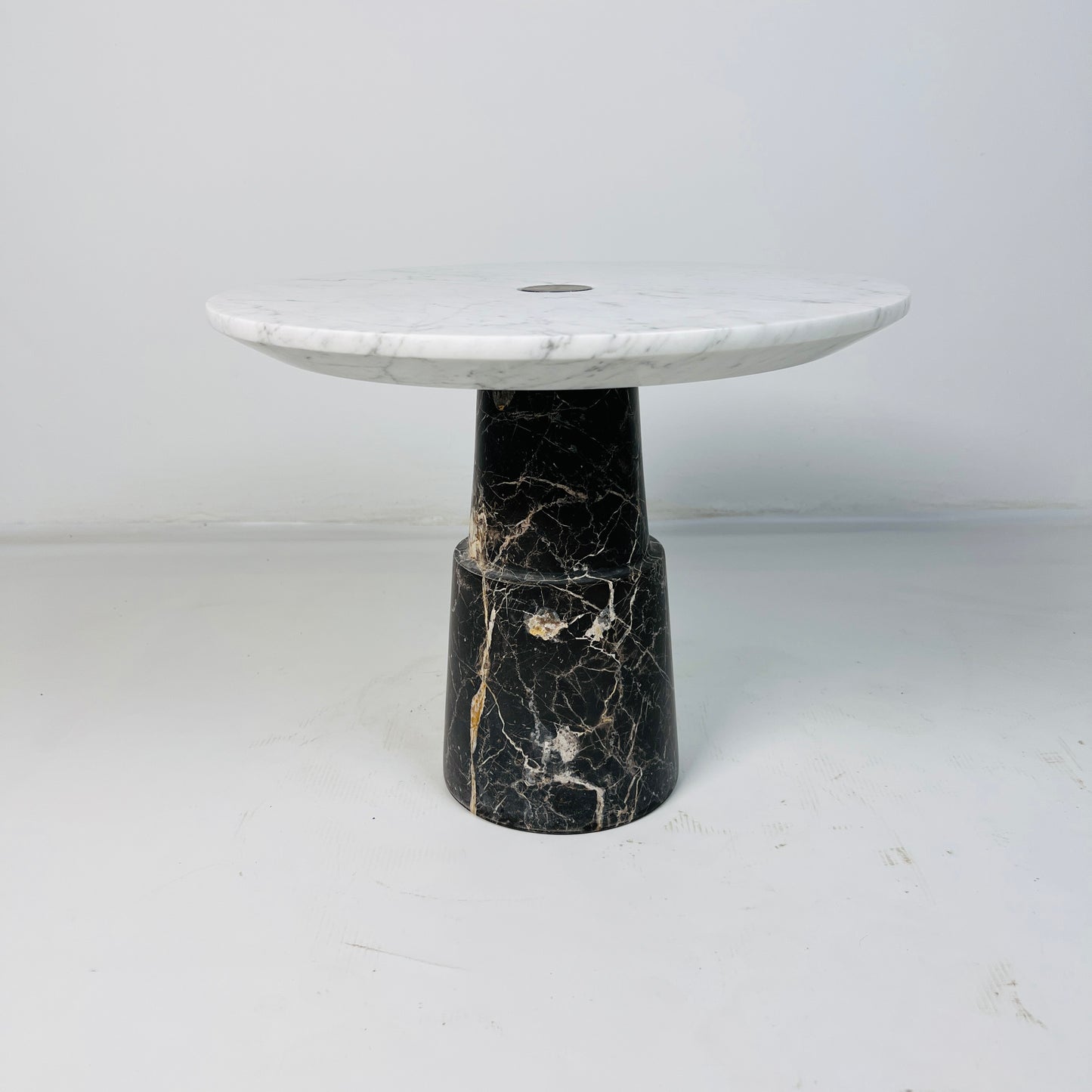Marble Cake Stand - Black & Gray