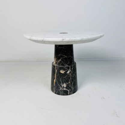 Marble Cake Stand - Black & Gray