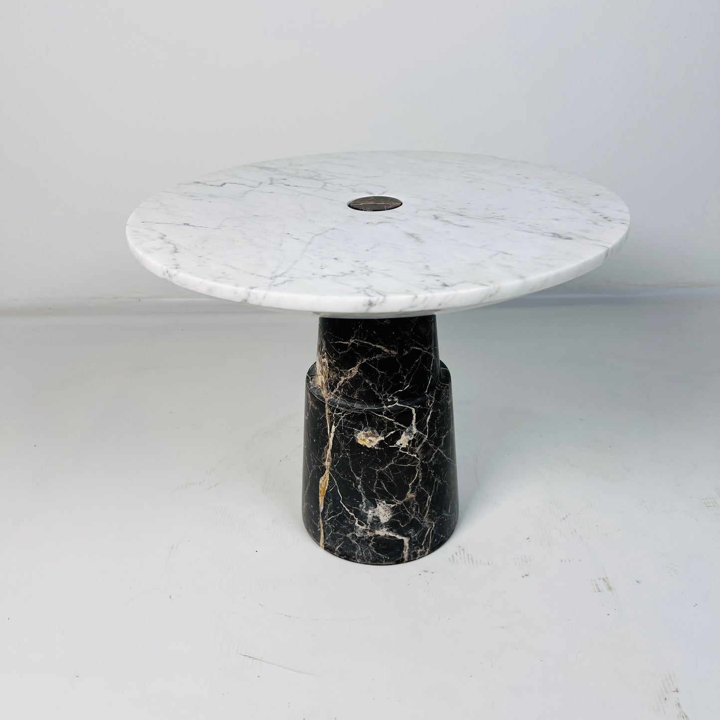 Marble Cake Stand - Black & Gray