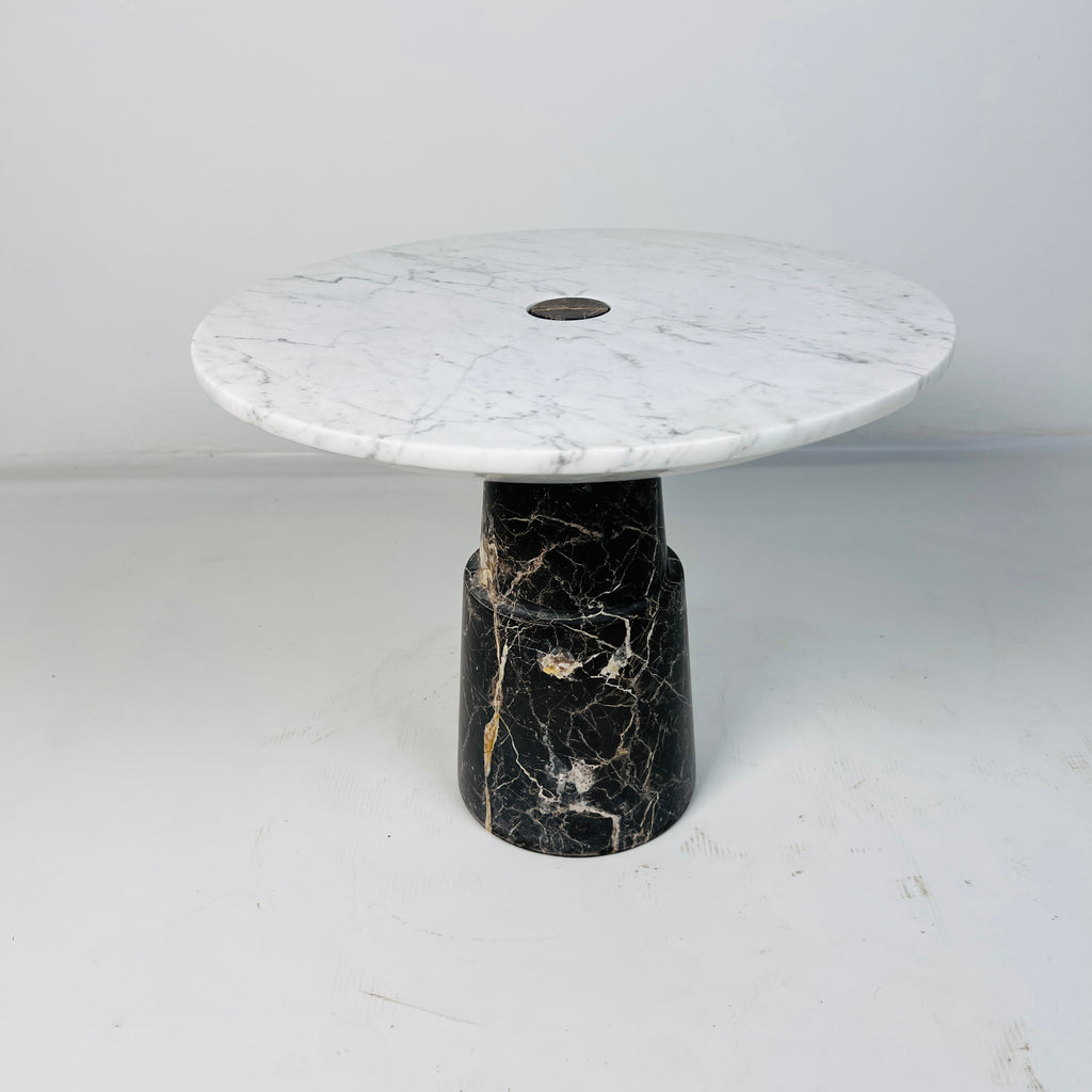 Light Grey Long Marble Dessert Stand