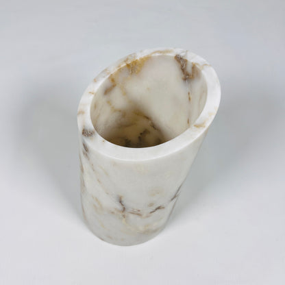 Sliced Marble Bottle Holder - Golden