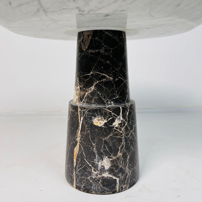 Marble Cake Stand - Black & Gray