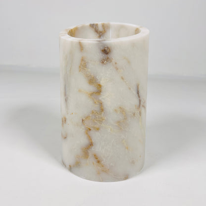 Sliced Marble Bottle Holder - Golden
