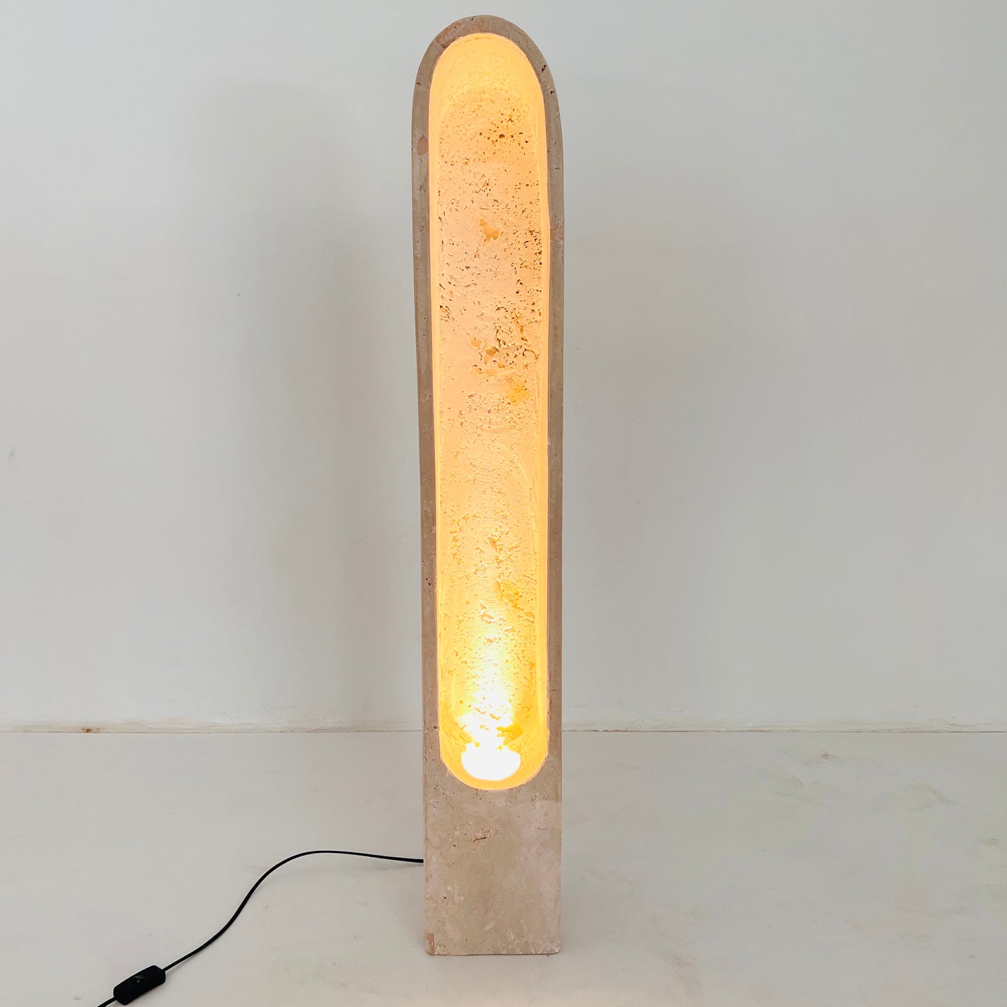 Travertine Tall Glow Floor Lamp