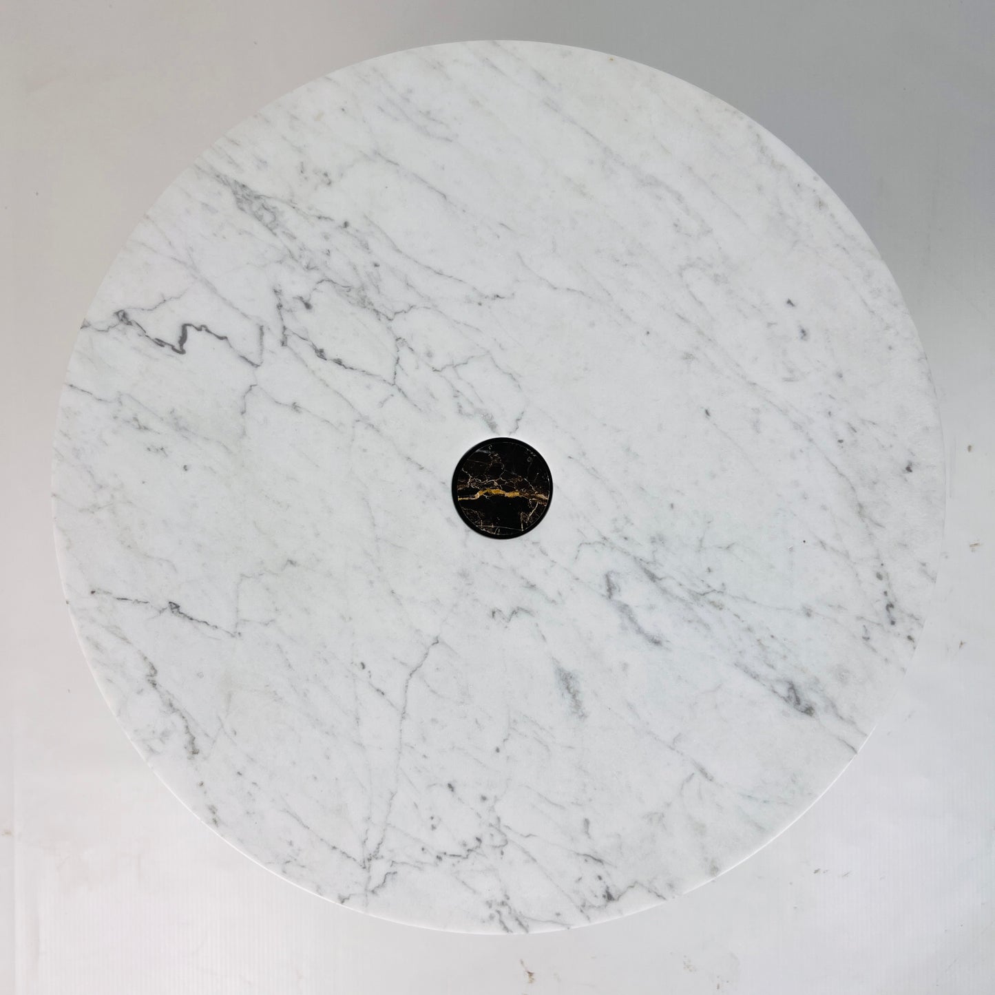 Marble Cake Stand - Black & Gray