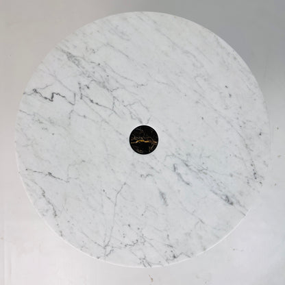 Marble Cake Stand - Black & Gray