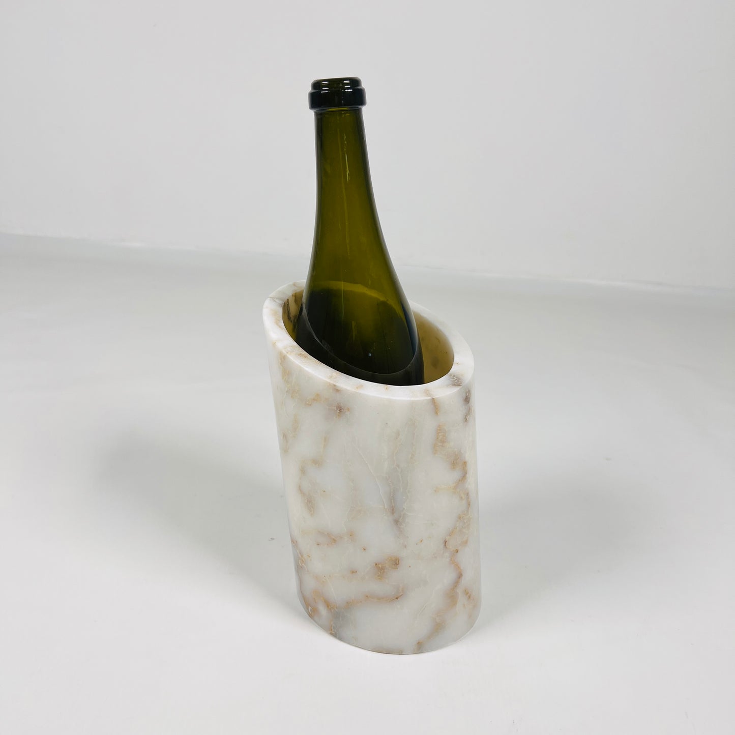 Sliced Marble Bottle Holder - Golden