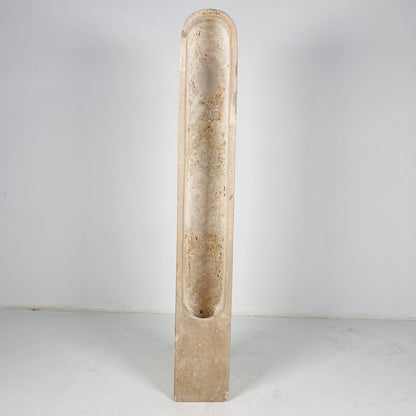 Channel Floor Lamp - Travertine