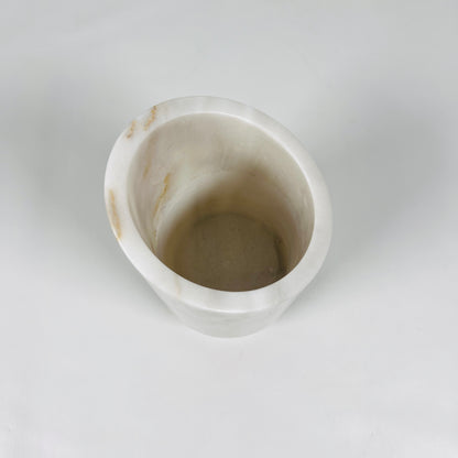 Sliced Marble Bottle Holder - Golden