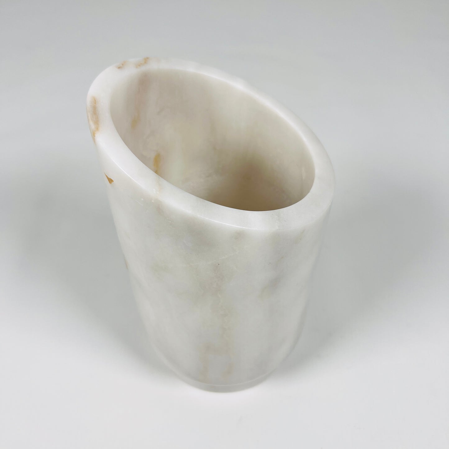 Sliced Marble Bottle Holder - Golden