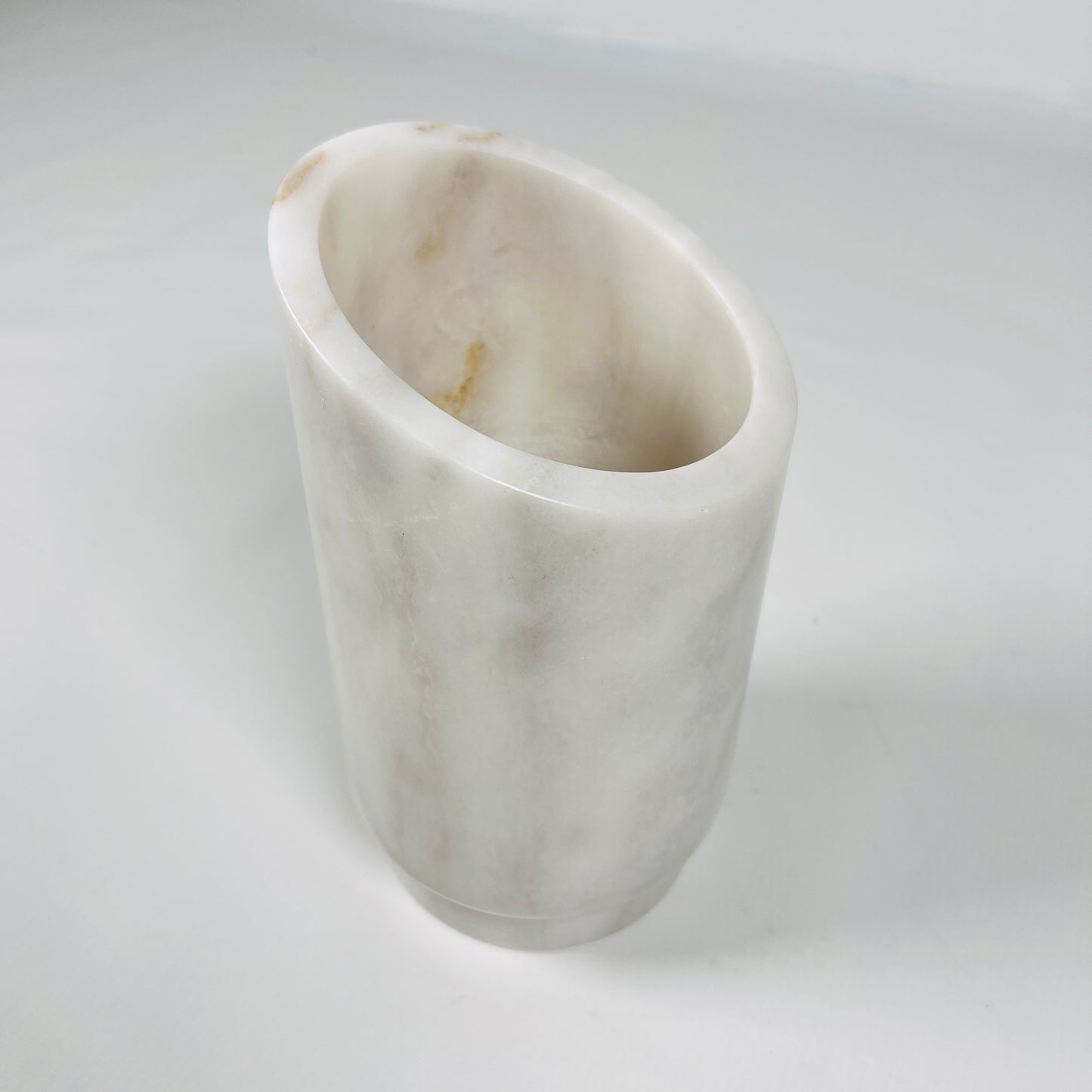 Sliced Marble Bottle Holder - Golden