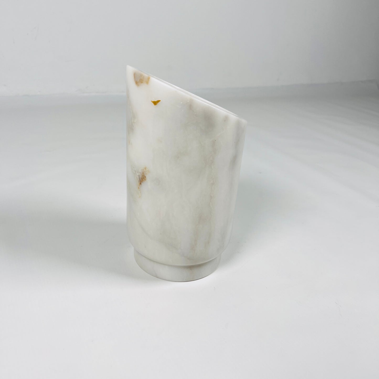 Sliced Marble Bottle Holder - Golden