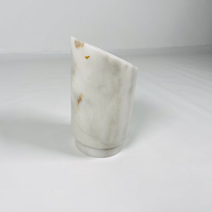 Sliced Marble Bottle Holder - Golden
