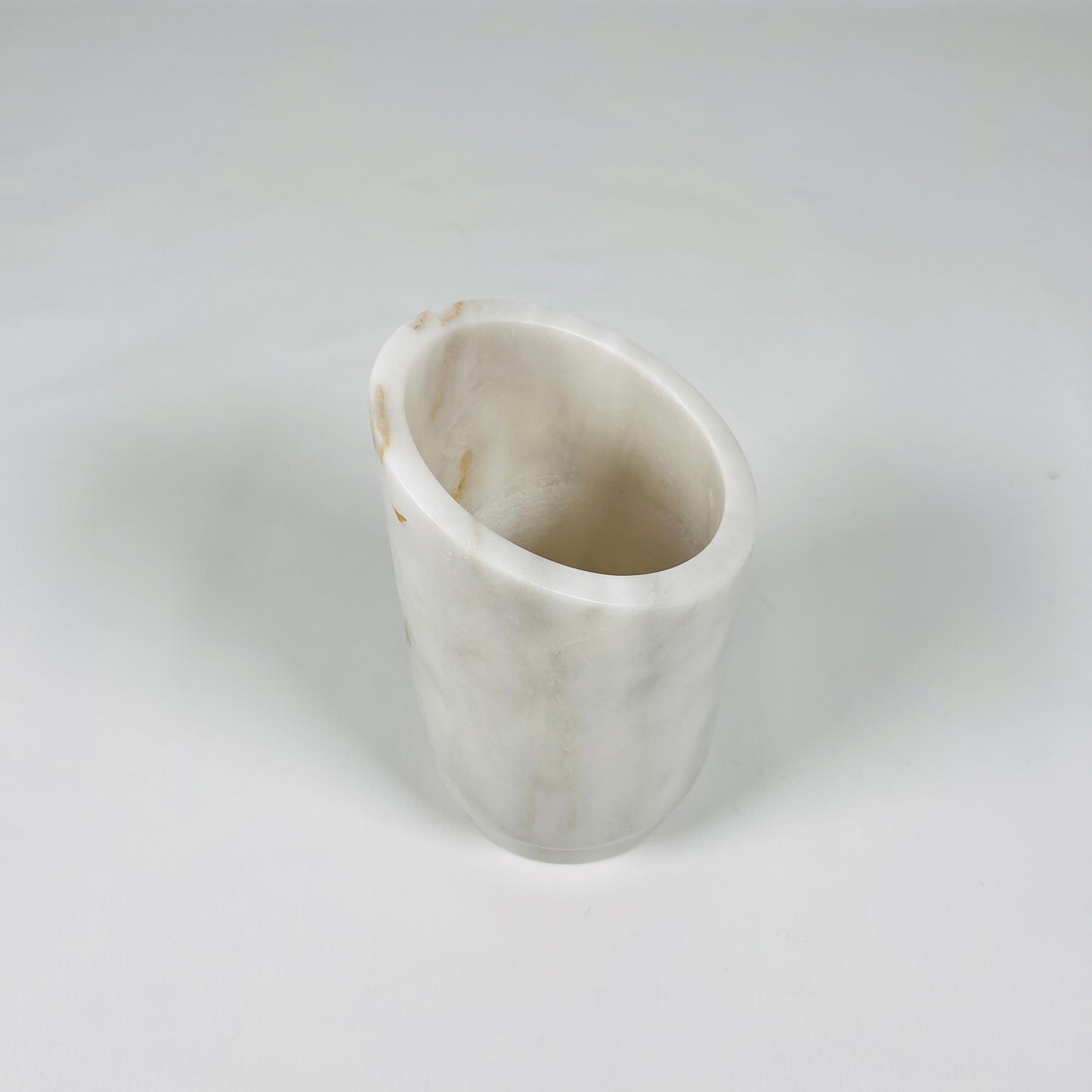 Sliced Marble Bottle Holder - Golden