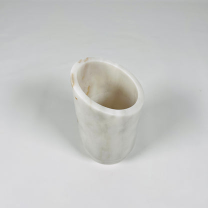 Sliced Marble Bottle Holder - Golden