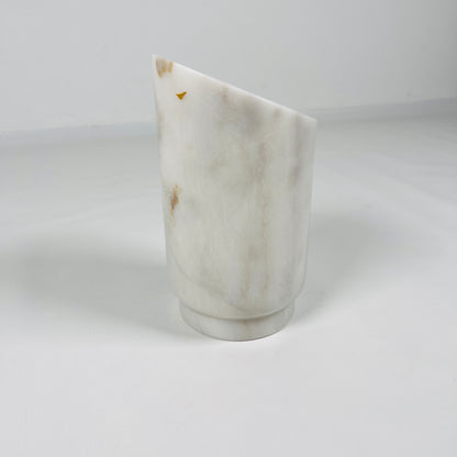 Sliced Marble Bottle Holder - Golden