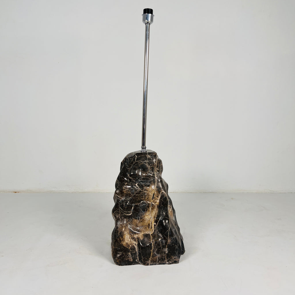 Lumin Brown Stone Floor Lamp