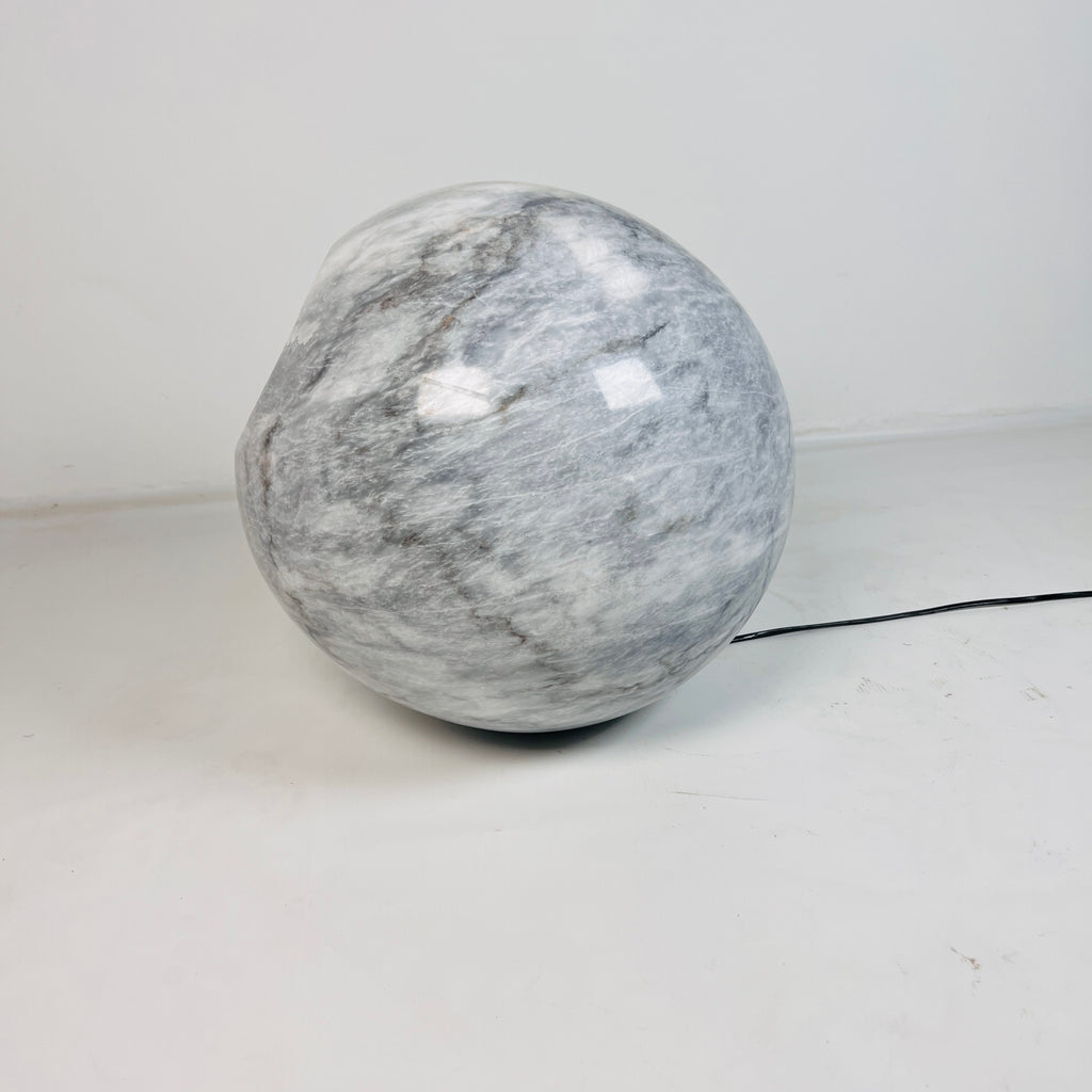 Spherical Grey Table Lamp