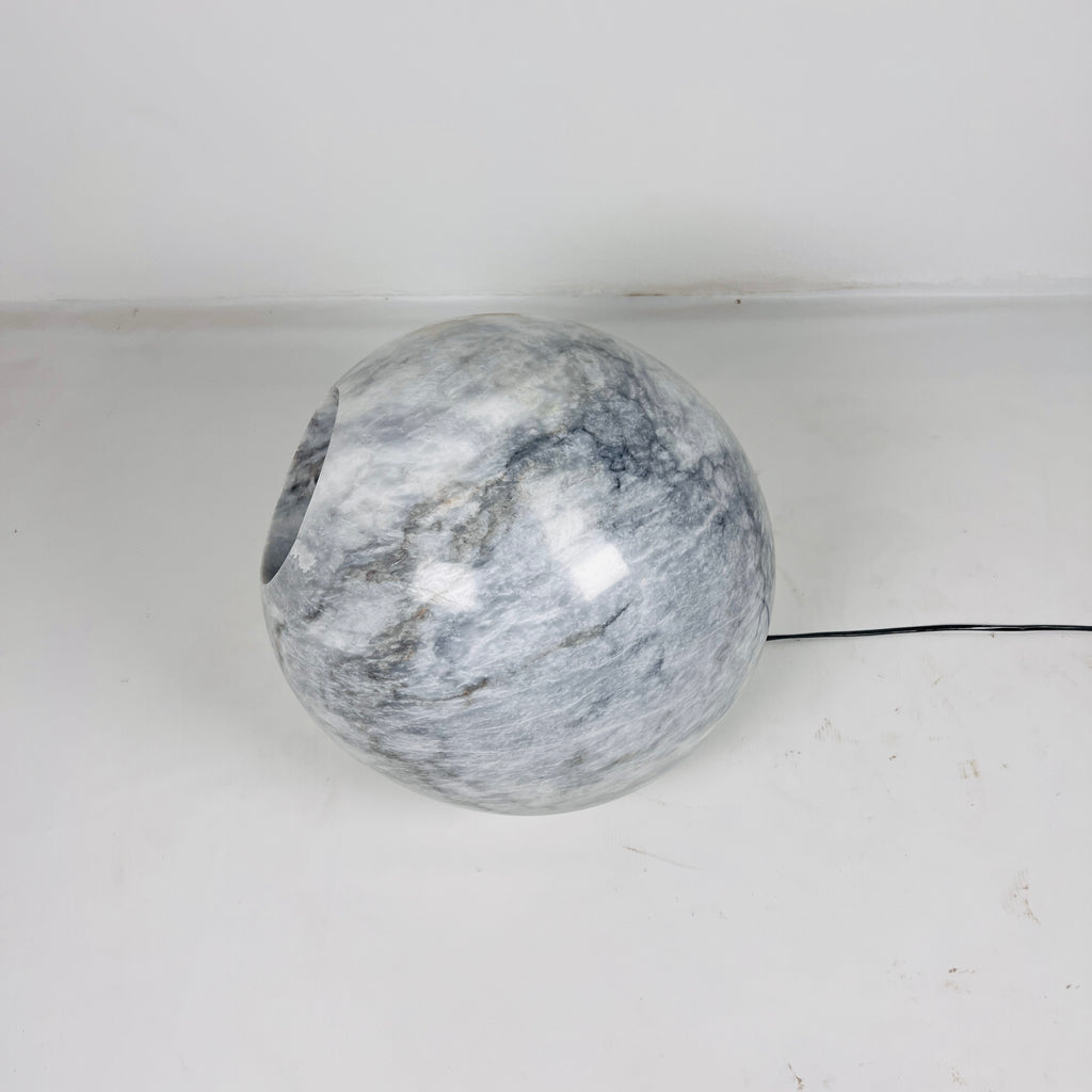 Spherical Grey Table Lamp