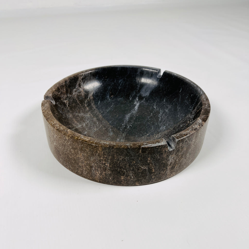 Brown Marble Ashtray