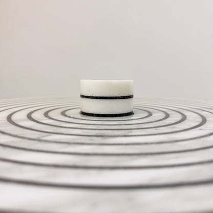 Marble Dessert Stand - Pinstriped