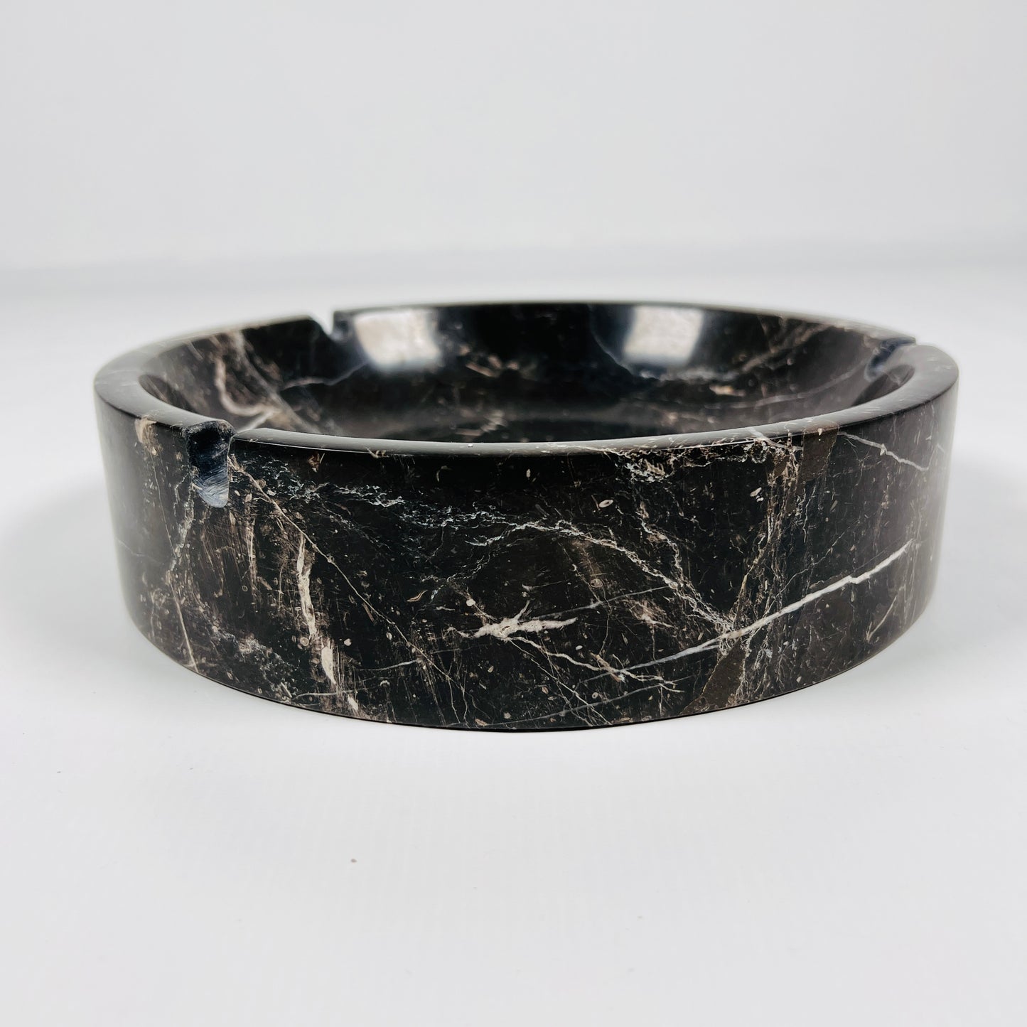 Lume Marble Ashtray - Black