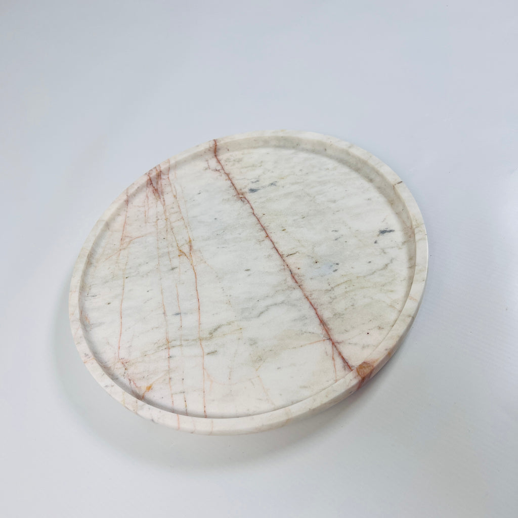 Red Veined Plate
