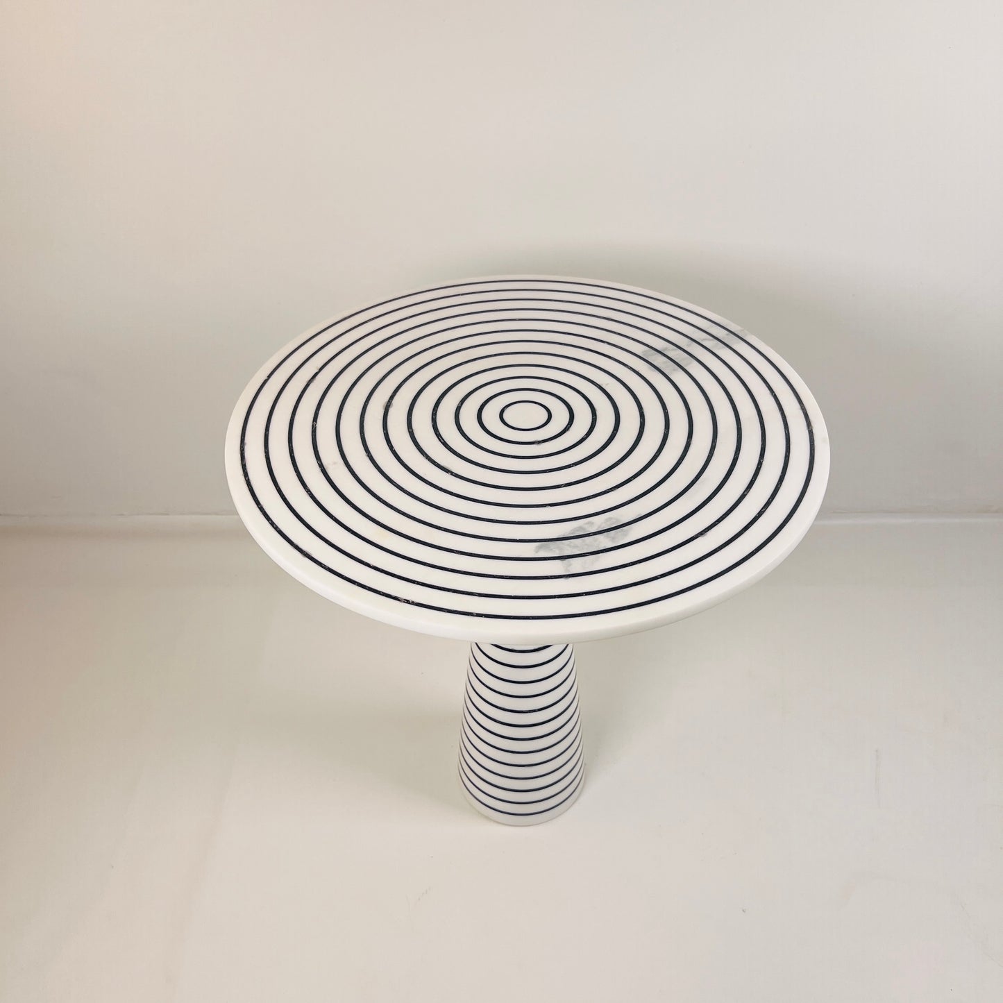 Pinstriped Side Table