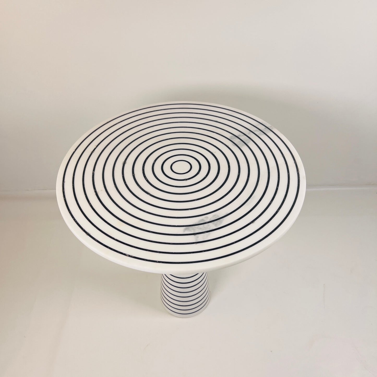 Pinstriped Side Table