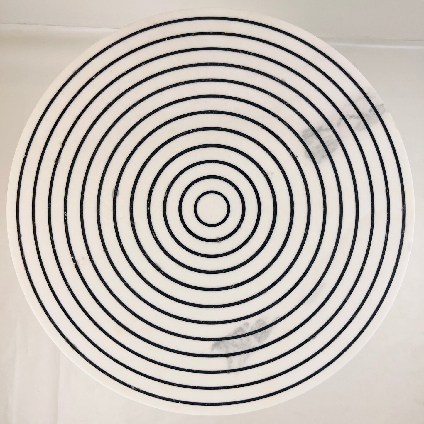 Pinstriped Side Table