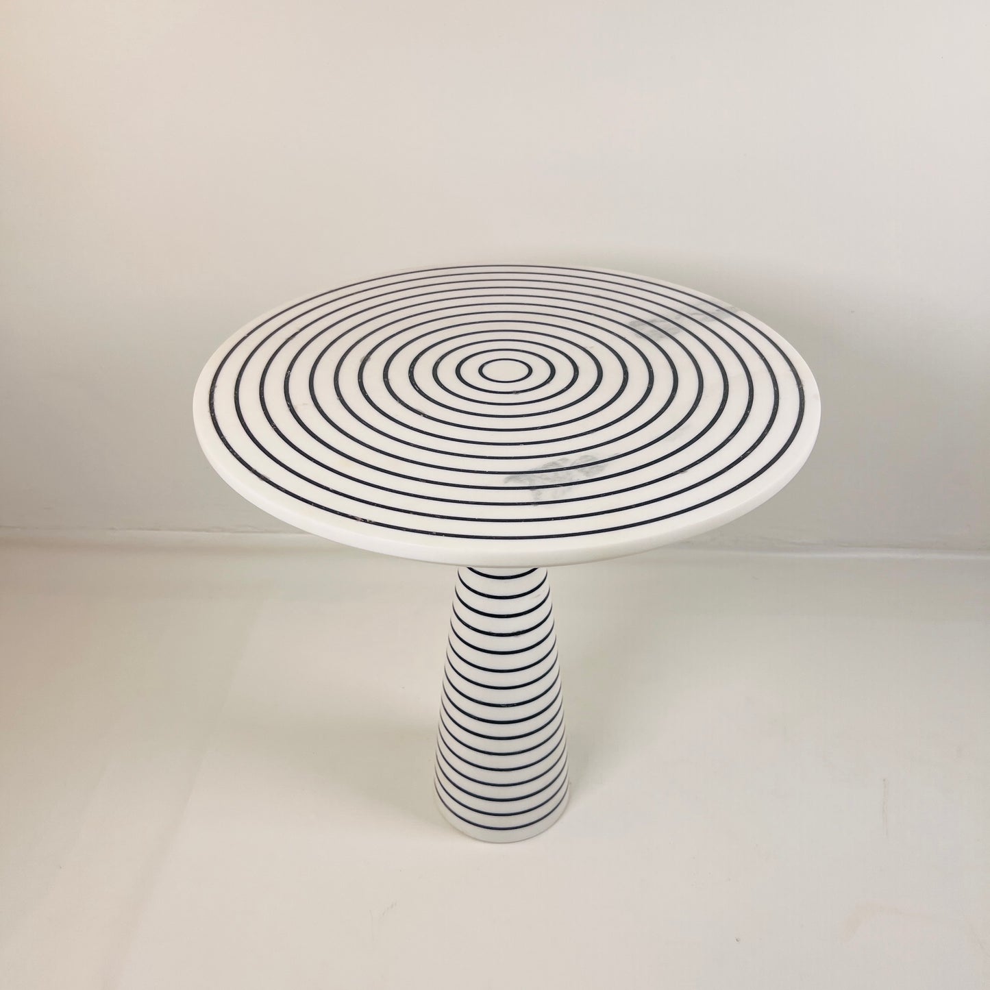 Pinstriped Side Table