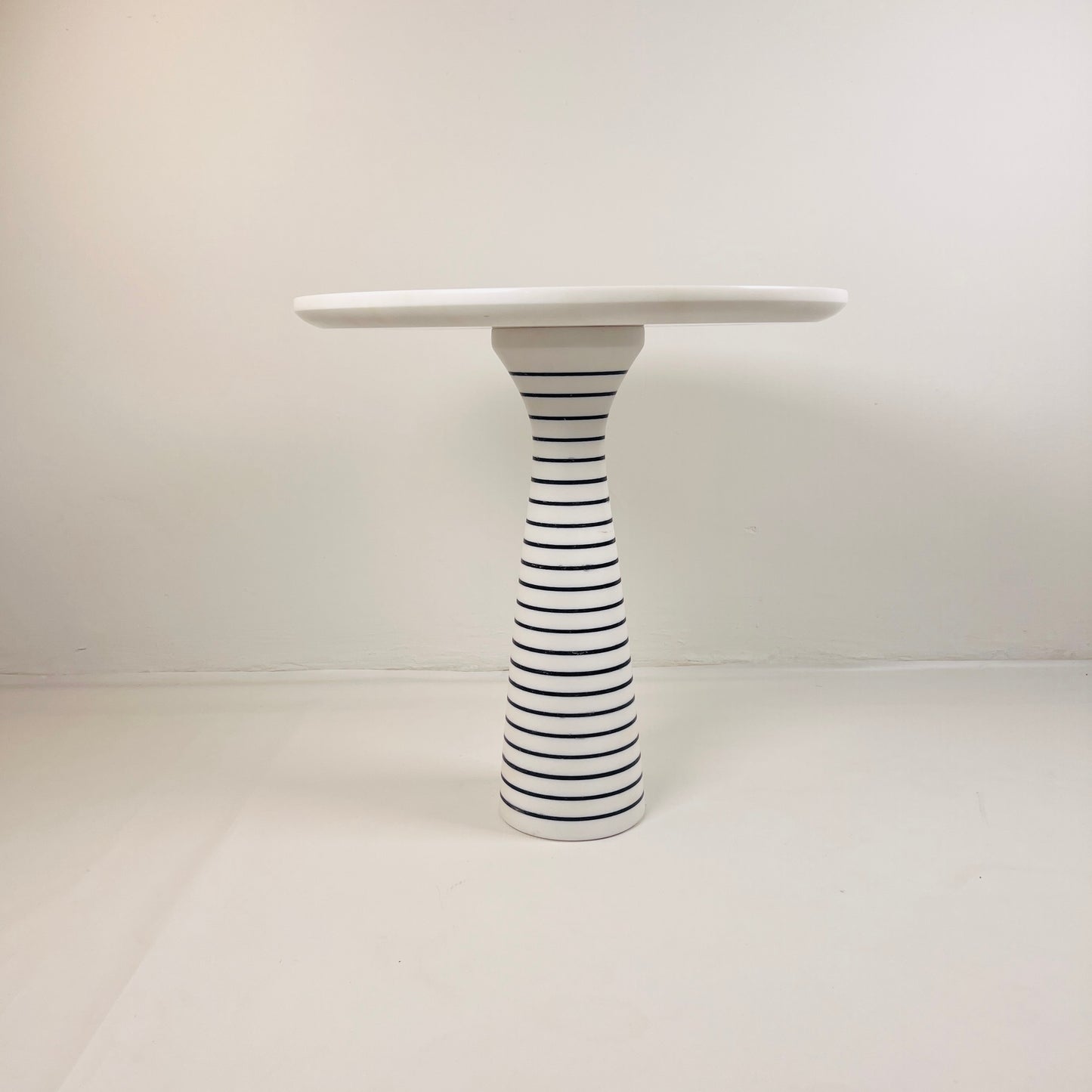 Pinstriped Side Table