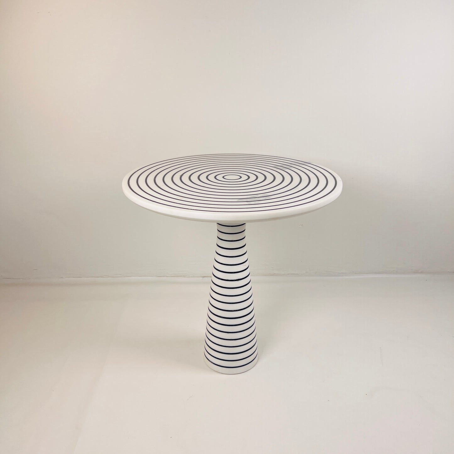 Pinstriped Side Table