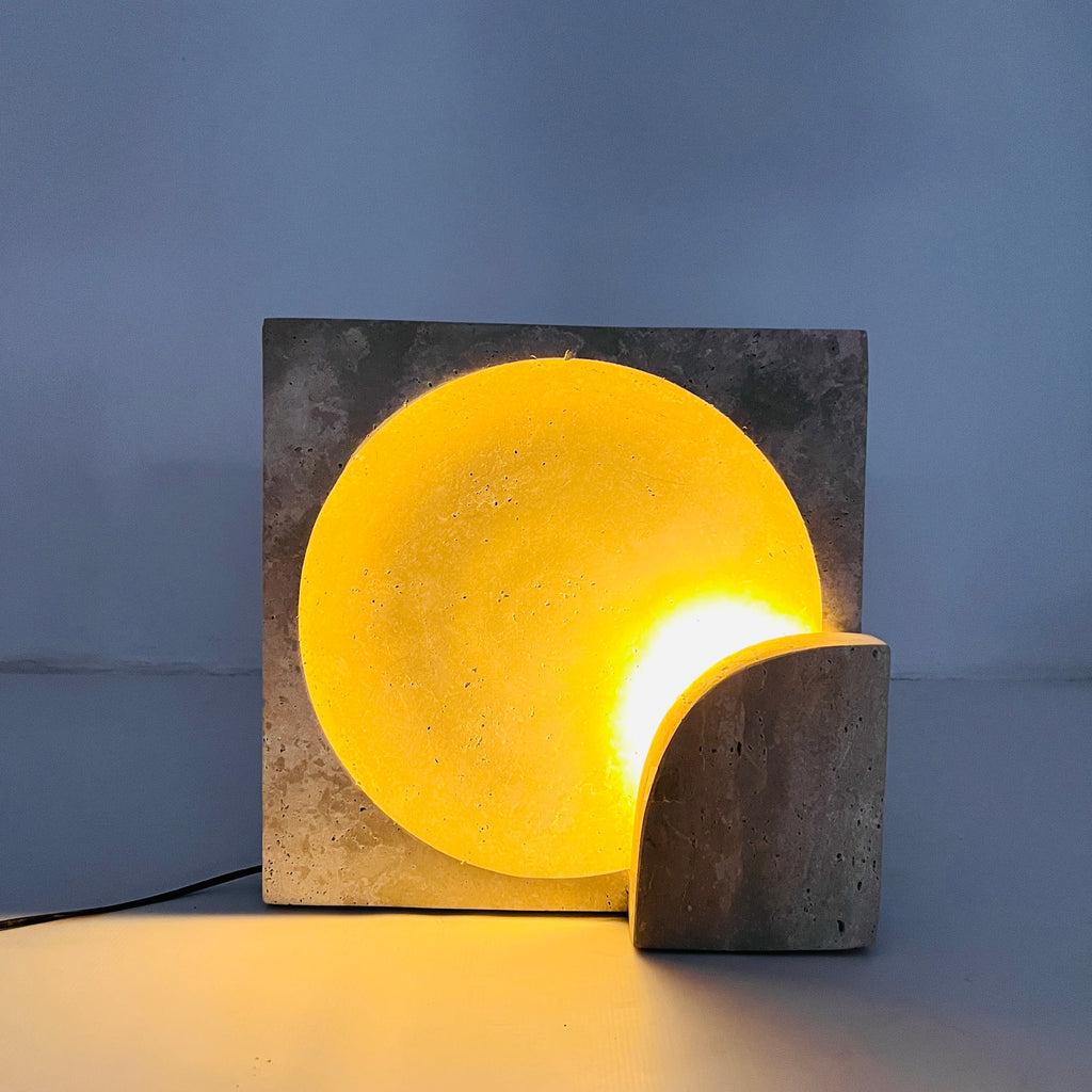 Aurelian Travertine Lamp