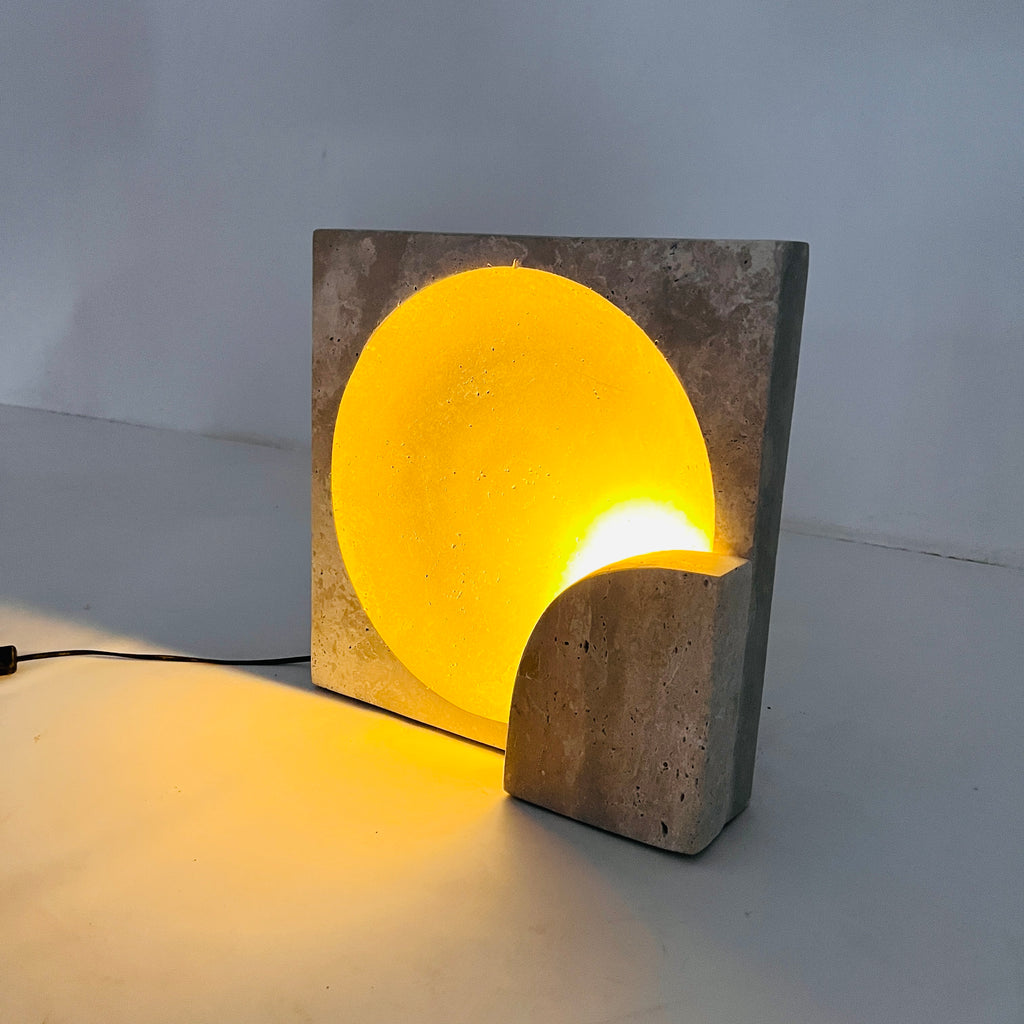 Aurelian Travertine Lamp