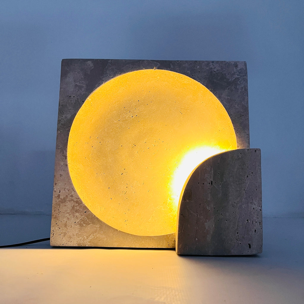 Aurelian Travertine Lamp