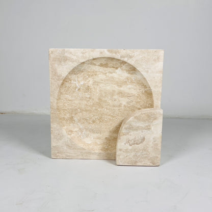 Eclipse Table Lamp - Travertine