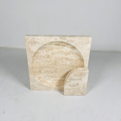Eclipse Table Lamp - Travertine