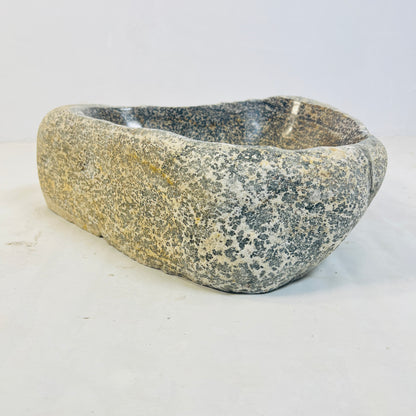 Golden Brushed Sink - River Stone