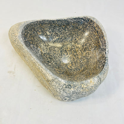 Golden Brushed Sink - River Stone