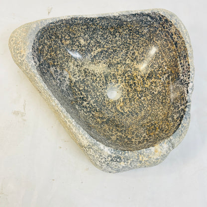 Golden Brushed Sink - River Stone