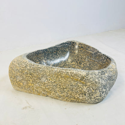 Golden Brushed Sink - River Stone
