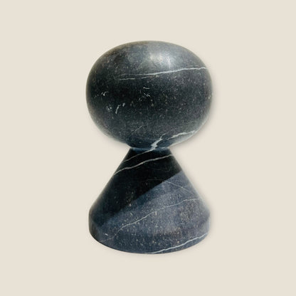 Knob Candle Stand - Black