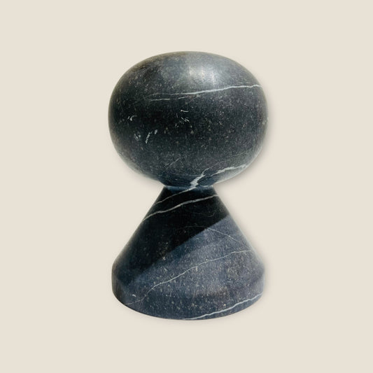 Knob Candle Stand - Black