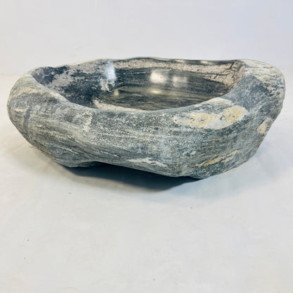 Velour Wave Sink -  River Stone