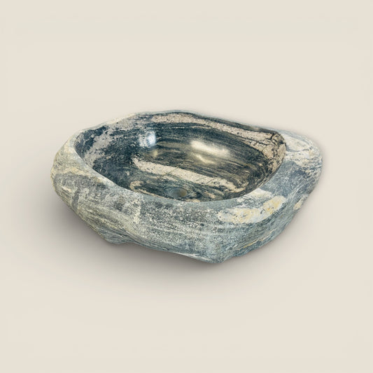 Velour Wave Sink -  River Stone