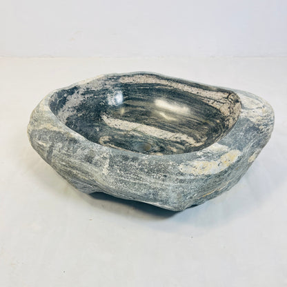 Velour Wave Sink -  River Stone
